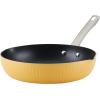 imageFarberware Style Nonstick Cookware Frying PanSkillet with Pour Spouts Dishwasher Safe 10 Inch  YellowYellow
