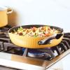 imageFarberware Style Nonstick Cookware Frying PanSkillet with Pour Spouts Dishwasher Safe 10 Inch  YellowYellow