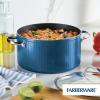 imageFarberware Style Nonstick Cookware Stockpot 6 Quart Blue