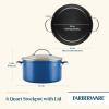 imageFarberware Style Nonstick Cookware Stockpot 6 Quart Blue