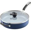 imageFarberware Disney Bon Voyage Ceramic Nonstick Frying Pan Dishwasher Safe Skillet 11 Inch RedBlue