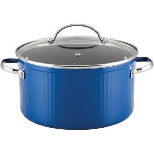 imageFarberware Style Nonstick Cookware Stockpot 6 Quart Blue