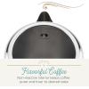 imageFarberware 47053 Classic Stainless Steel Yosemite 12Cup Coffee Percolator 12 Cup Coffee Maker Silver12 Cup  Clear Knob