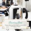 imageFarberware 47053 Classic Stainless Steel Yosemite 12Cup Coffee Percolator 12 Cup Coffee Maker Silver12 Cup  Clear Knob