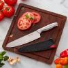imageFarberware 16Inch Endgrain Rubberwood Cutting Board with Deep Juice Groove  Reversible Wooden Charcuterie Board for Chopping Serving Everyday Use with Finger Grooves for Easy CarryingAcacia