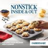 imageFarberware 12c Nonstick Nonstick Bakeware Muffin Pan Gray12 Cup Muffin