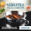 imageFarberware Brilliance Stainless Steel Frying PanSkillet10 Inch Dishwasher Safe and Induction Ready Compatible with All CooktopsStainless SteelStainless Steel