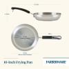 imageFarberware Brilliance Stainless Steel Frying PanSkillet10 Inch Dishwasher Safe and Induction Ready Compatible with All CooktopsStainless SteelStainless Steel