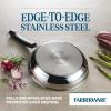 imageFarberware Brilliance Stainless Steel Frying PanSkillet10 Inch Dishwasher Safe and Induction Ready Compatible with All CooktopsStainless SteelStainless Steel