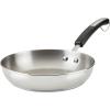 imageFarberware Brilliance Stainless Steel Frying PanSkillet10 Inch Dishwasher Safe and Induction Ready Compatible with All CooktopsStainless SteelStainless Steel