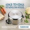 imageFarberware Brilliance Stainless Steel SaucepanSaucepot with Glass Lid 3 Quart Dishwasher Safe and Induction Ready Compatible with All Cooktops Stainless SteelDutch Oven 5 Quart