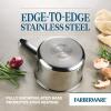 imageFarberware Brilliance Stainless Steel SaucepanSaucepot with Glass Lid 3 Quart Dishwasher Safe and Induction Ready Compatible with All Cooktops Stainless SteelSaucepan 3 Quart