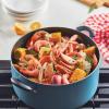 imageFarberware Cookware Nonstick Stockpot with Lid 105 QuartBlackAqua