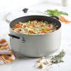 imageFarberware Cookware Nonstick Stockpot with Lid 105 QuartBlackSilver