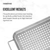 imageFarberware 5275956 Barbeque Rectangle Grill Topper Stainless Steel