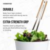 imageFarberware BBQ Acacia Wood Handled Tong 17Inch Stainless Steel