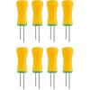 imageFarberware Barbecue Interlock Soft Grip Corn Holders 8 Piece Yellow8 CT