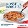 imageFarberware Nonstick Bakeware Round PizzaCrisper Pan 13 Inch Gray