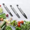 imageFarberware Classic Stainless Steel Tongs Set Of 2 BlackNylon Tipped Tongs