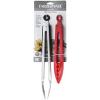 imageFarberware Classic Stainless Steel Tongs Set Of 2 BlackNylon and Stainless Steel Tongs