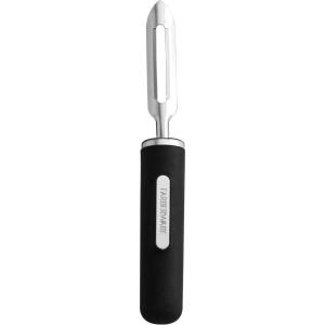 imageFarberware Professional Soft Handled Precise Vegetable Swivel Peeler Sharp Straight Blade Smoothly Peels Fruits 8Inch Black
