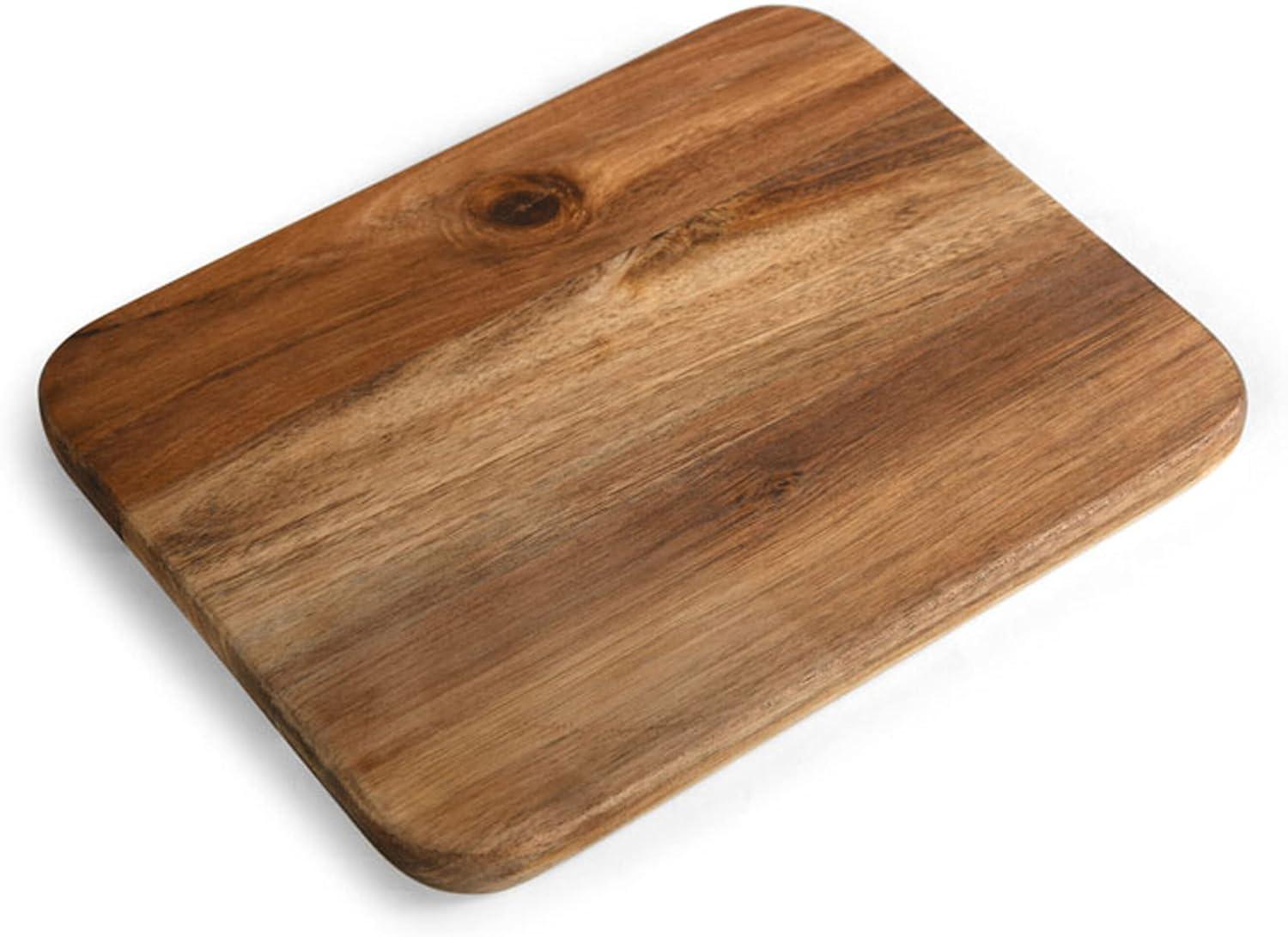 imageFarberware Acacia Wood Cutting Board 8quot x 10quot  Reversible Charcuterie Board for Kitchen Prep Chopping Meats ampamp Veggies Gentle on Knives Kitchen Starter ampamp Gift Essential14L x 11W