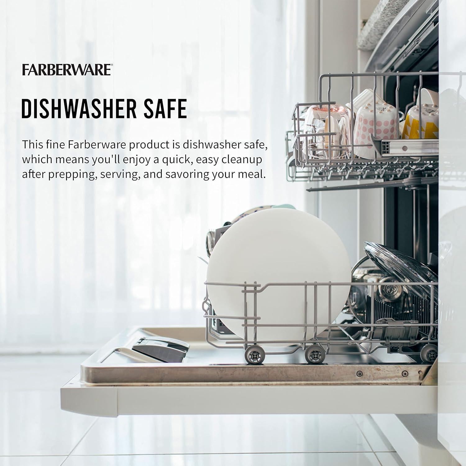 imageFarberware Cutting Board Set Made from Recycled PET RPET with NonSlip Edges Durable ampamp Dishwasher Safe 2PieceWhite