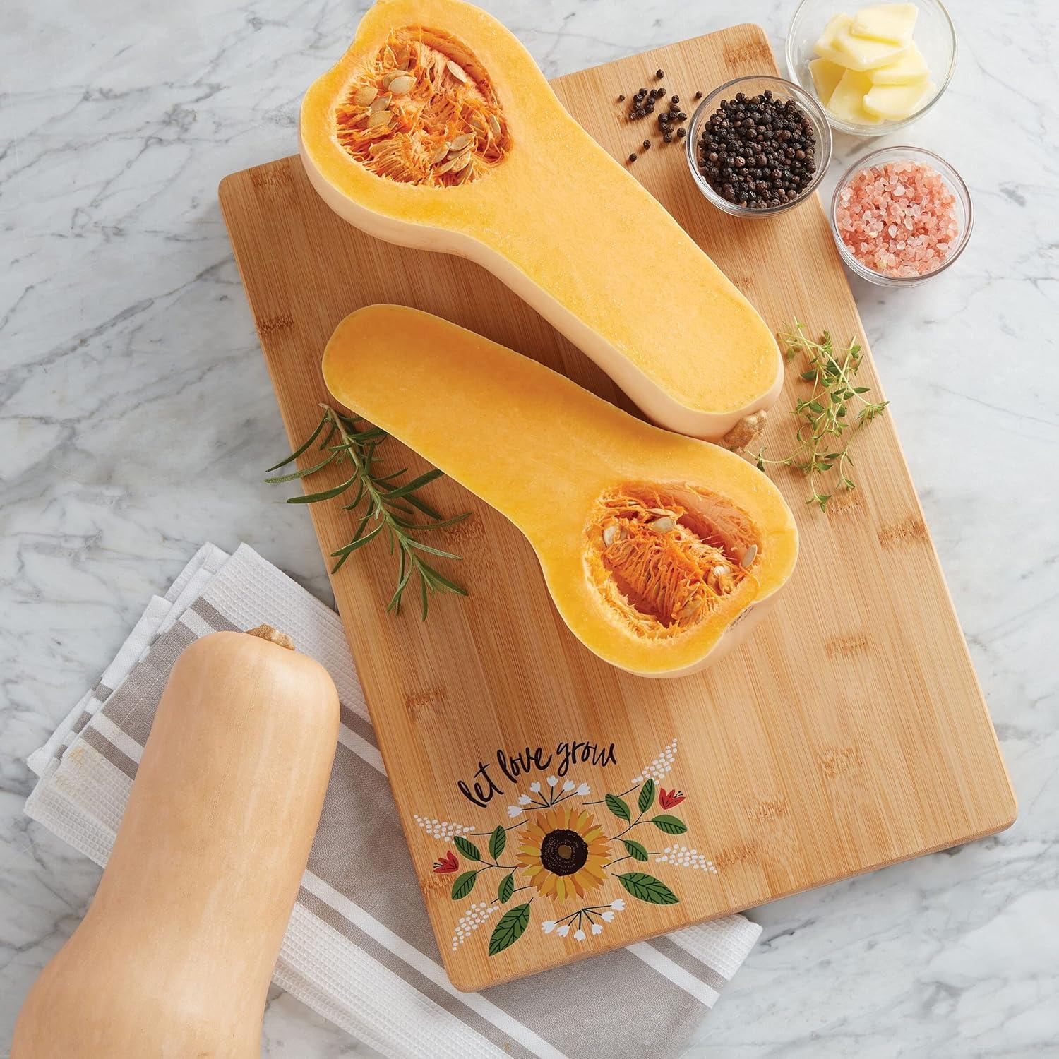 imageFarberware Give Thanks Bamboo Cutting Board 11x14InchLet Love Grow