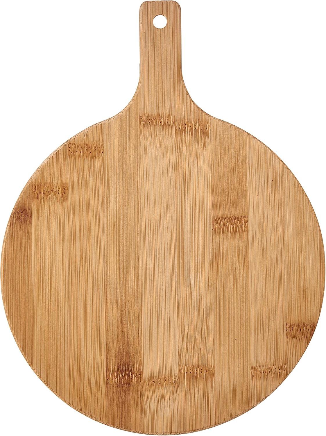 imageFarberware Round Paddle Board with Juice Groove 75x10 Inch Rubberwood10L x 75W