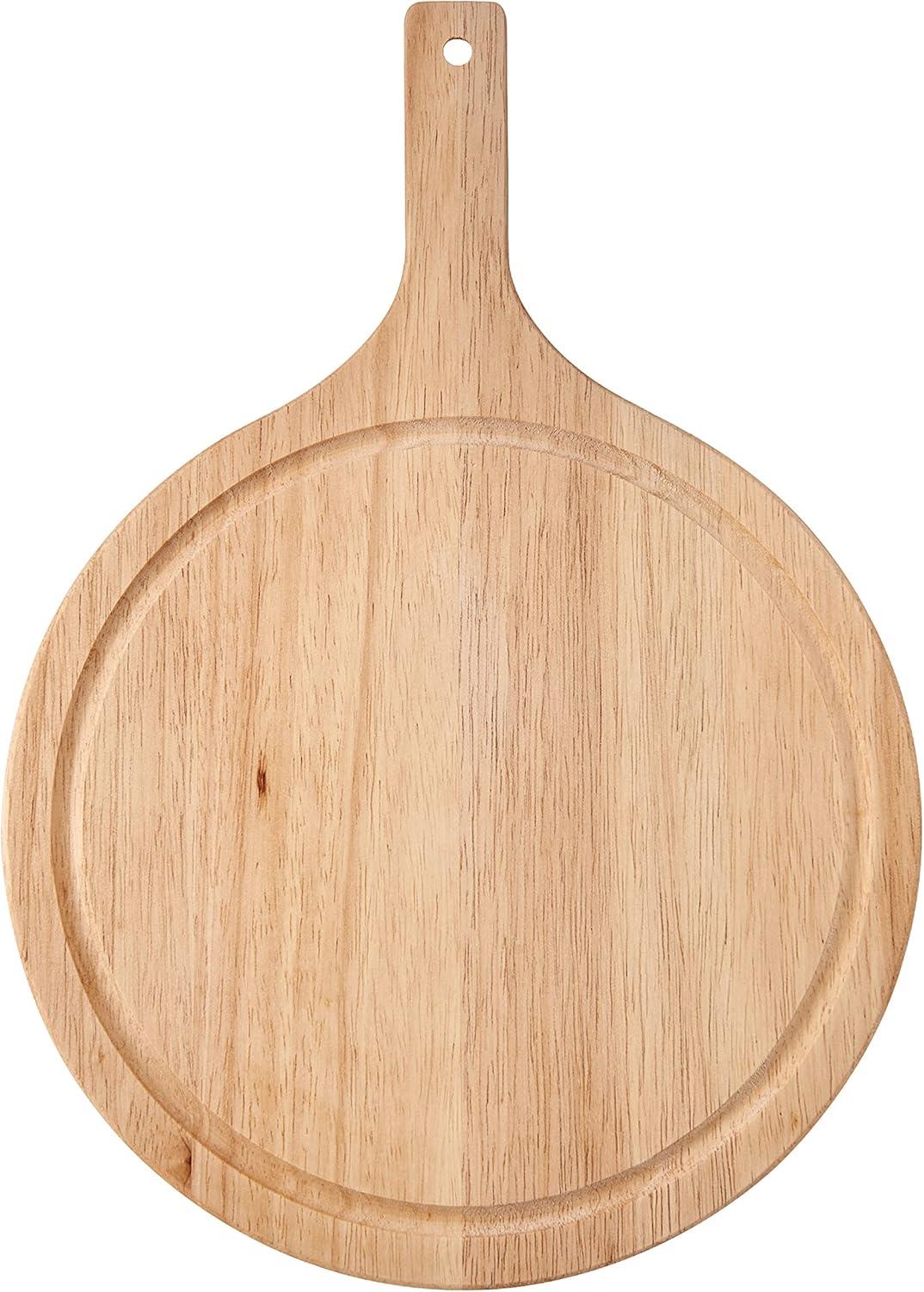 imageFarberware Round Paddle Board with Juice Groove 75x10 Inch Rubberwood14L x 98W