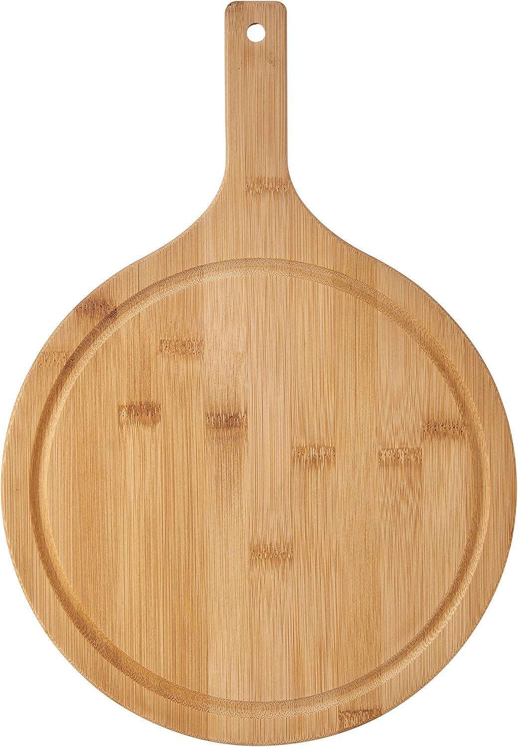 imageFarberware Round Paddle Board with Juice Groove 75x10 Inch Rubberwood14L x 98W
