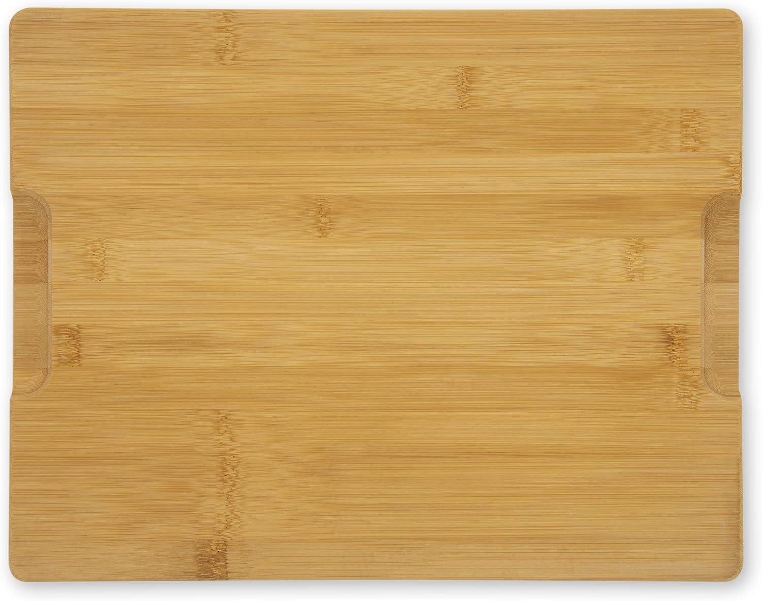 imageFarberware Snack Time Cutting Board 11x14 Inch BambooSnack Time