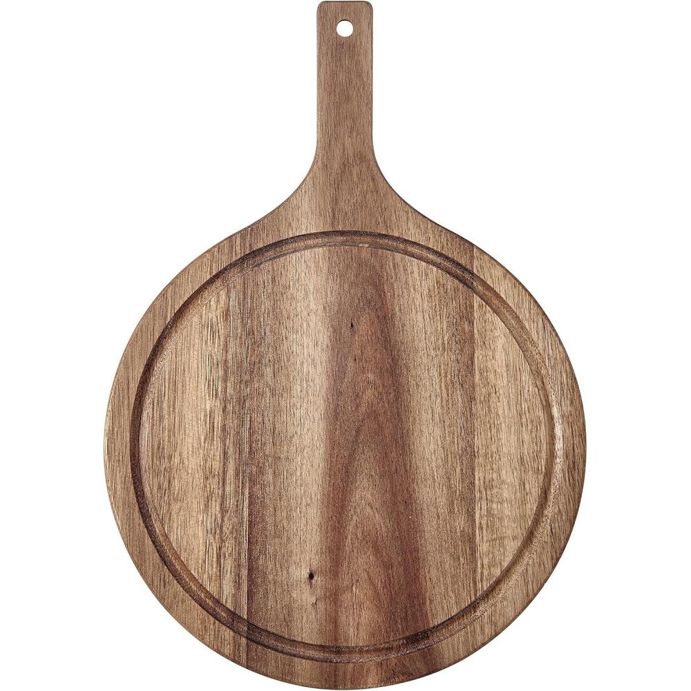 imageFarberware Round Paddle Board with Juice Groove 75x10 Inch Rubberwood14L x 98W