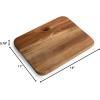 imageFarberware Acacia Wood Cutting Board 8quot x 10quot  Reversible Charcuterie Board for Kitchen Prep Chopping Meats ampamp Veggies Gentle on Knives Kitchen Starter ampamp Gift Essential14L x 11W