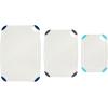 imageFarberware Cutting Board Set Made from Recycled PET RPET with NonSlip Edges Durable ampamp Dishwasher Safe 2PieceWhite