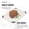 imageFarberware Cutting Board Set Made from Recycled PET RPET with NonSlip Edges Durable ampamp Dishwasher Safe 2PieceWhite