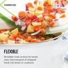 imageFarberware Flexible Cutting Mats with Food Icons 11Inchby15Inch Set of 4Large Icons