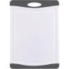 imageFarberware Nonslip Poly Cutting Board 8x10Inch Gray and WhiteGray and White