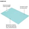 imageFarberware Plastic Cutting Board 12x18 Inch Aqua BPA Free Reversible Gentle on KnivesAqua