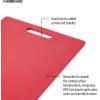 imageFarberware Plastic Cutting Board 12x18 Inch Aqua BPA Free Reversible Gentle on KnivesRed