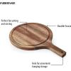 imageFarberware Round Paddle Board with Juice Groove 75x10 Inch Rubberwood14L x 98W