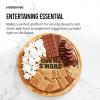 imageFarberware Smore Board with Recessed Handles Reversible Kitchen Cutting Board for Entertaining and Meal Prep Decorative Wood Board 16 Inch BambooNatural