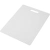 imageFarberware Large Cutting Board Dishwasher Safe Plastic Chopping Board for Kitchen with Easy Grip Handle 11inch by 14inch White14L x 11W