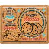 imageFarberware Snack Time Cutting Board 11x14 Inch BambooMilk and Cookie Plate for Santa