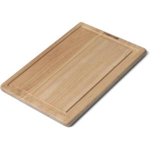imageFarberware Hardwood Cutting Board with Drip Groove Trench 12Inchby18Inch Natural18L x 12W
