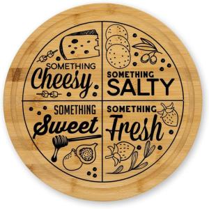 imageFarberware Snack Time Cutting Board 11x14 Inch BambooCharcuterie