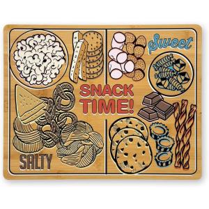 imageFarberware Snack Time Cutting Board 11x14 Inch BambooSnack Time