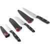 imageFarberware Edgekeeper SelfSharpening Triple Riveted Chef Knife Set 6Piece BlackChef Knife Set