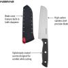 imageFarberware Edgekeeper SelfSharpening Triple Riveted Chef Knife Set 6Piece BlackSantoku Knife Set