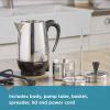 imageFarberware 12 Cup Electric Coffee Percolator Coffee Maker with Stainless Steel Basket Automatic Keep Warm NoDrip Spout8Cup